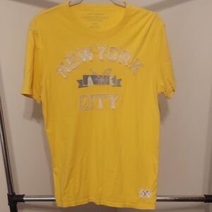 American Eagle Outfitters Yellow NYC Graphic Tee